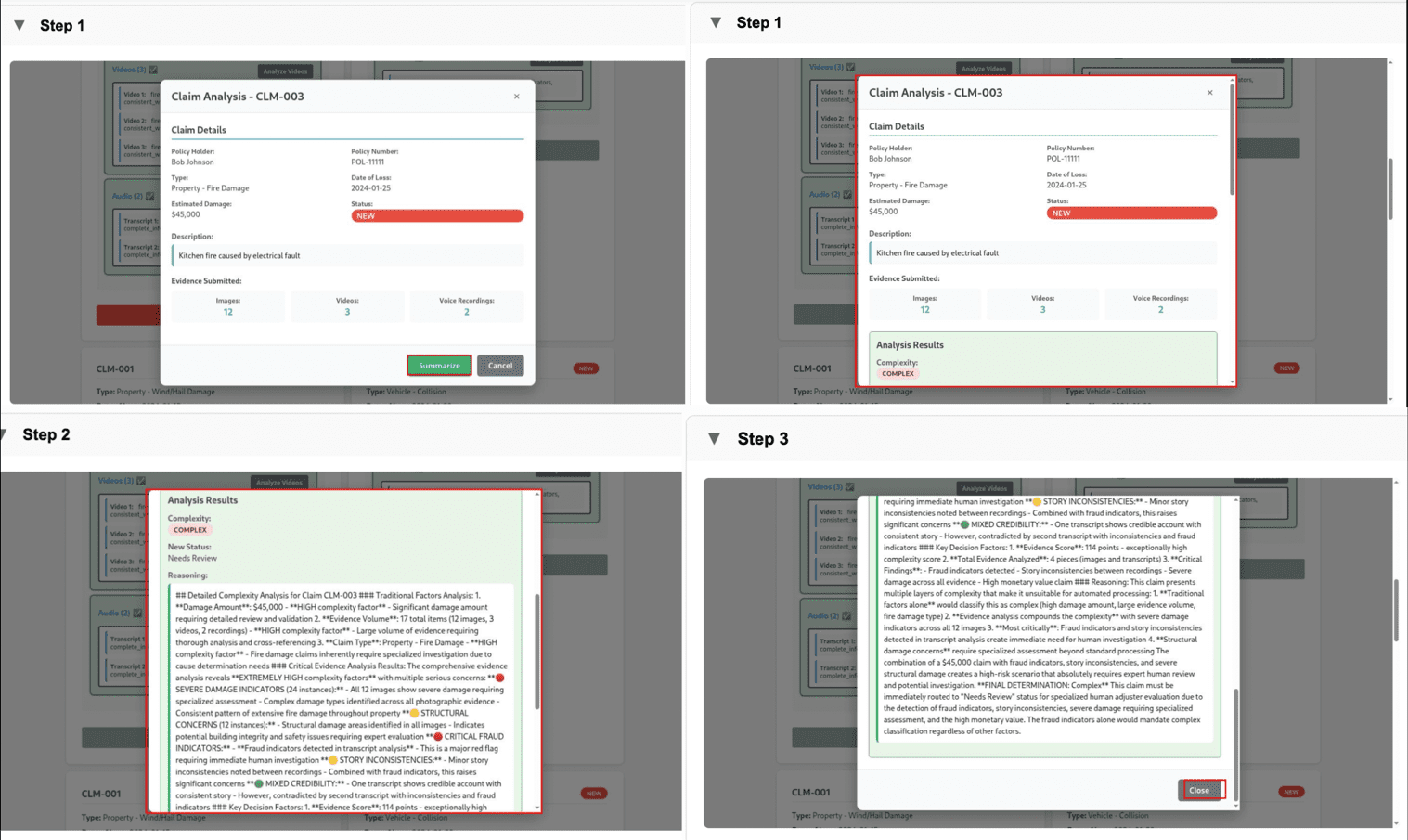 Claim complexity classification with reasoning notes